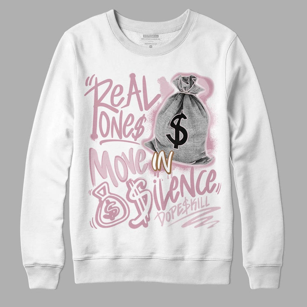 Dunk Low Teddy Bear Pink DopeSkill Sweatshirt Real Ones Move In Silence Graphic