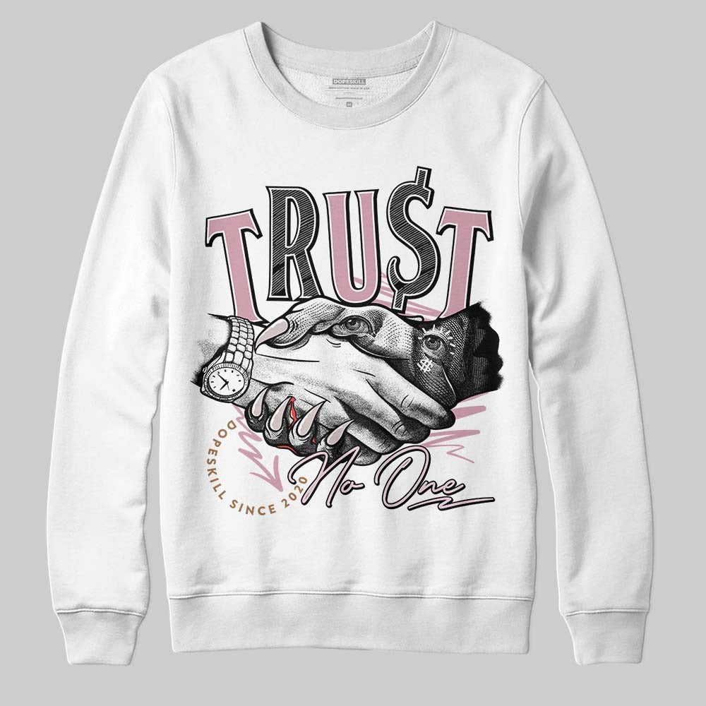 Dunk Low Teddy Bear Pink DopeSkill Sweatshirt Trust No One Graphic
