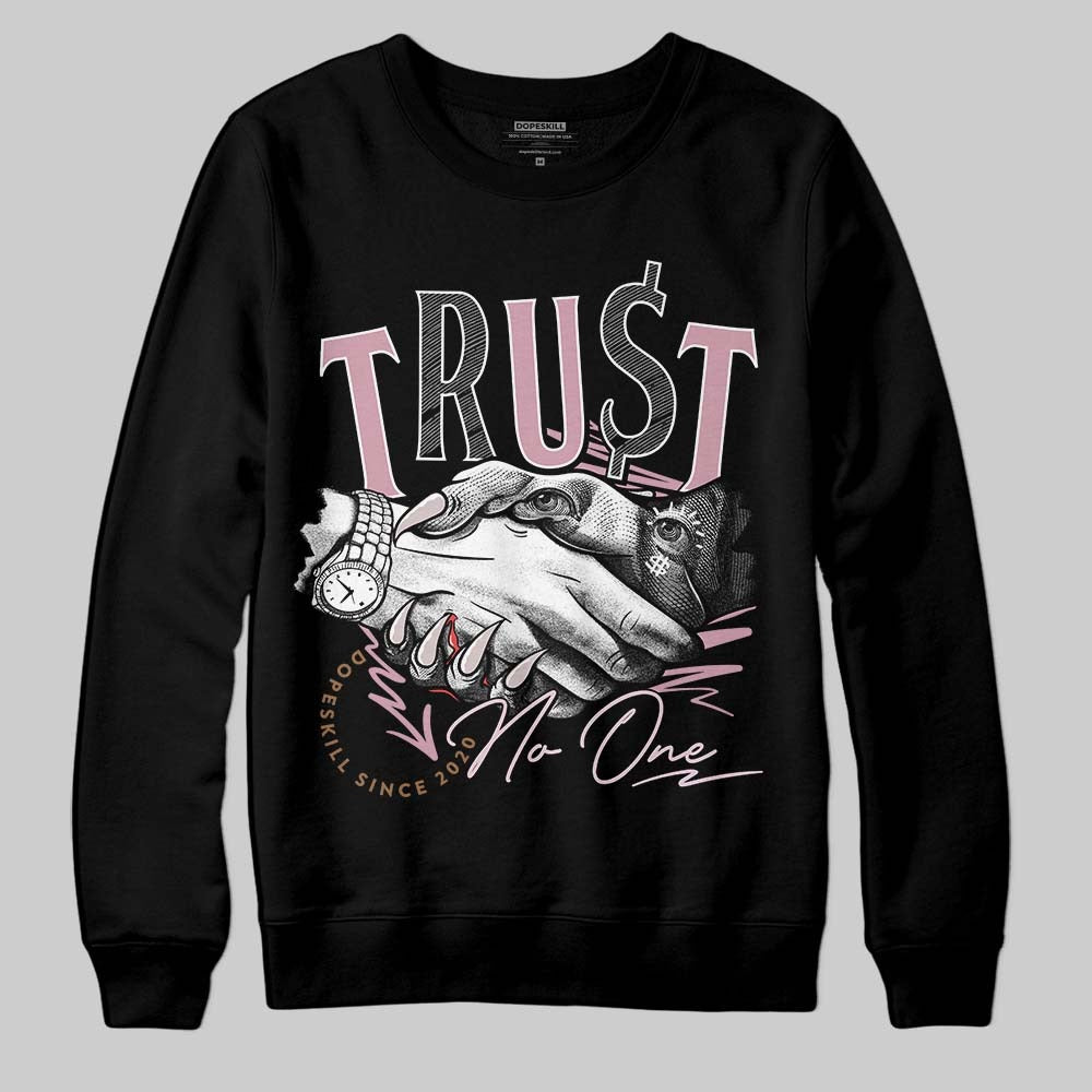 Dunk Low Teddy Bear Pink DopeSkill Sweatshirt Trust No One Graphic