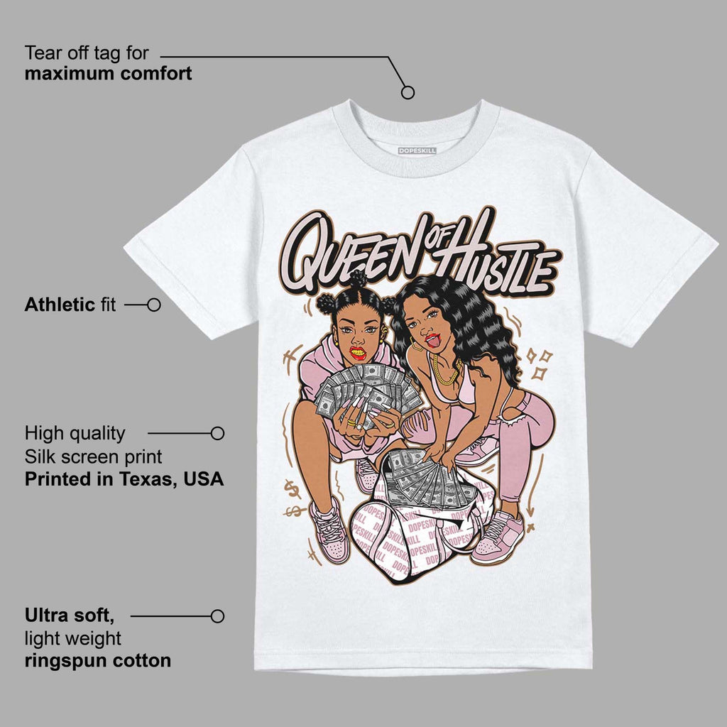 Dunk Low Teddy Bear Pink DopeSkill T-Shirt Queen Of Hustle Graphic