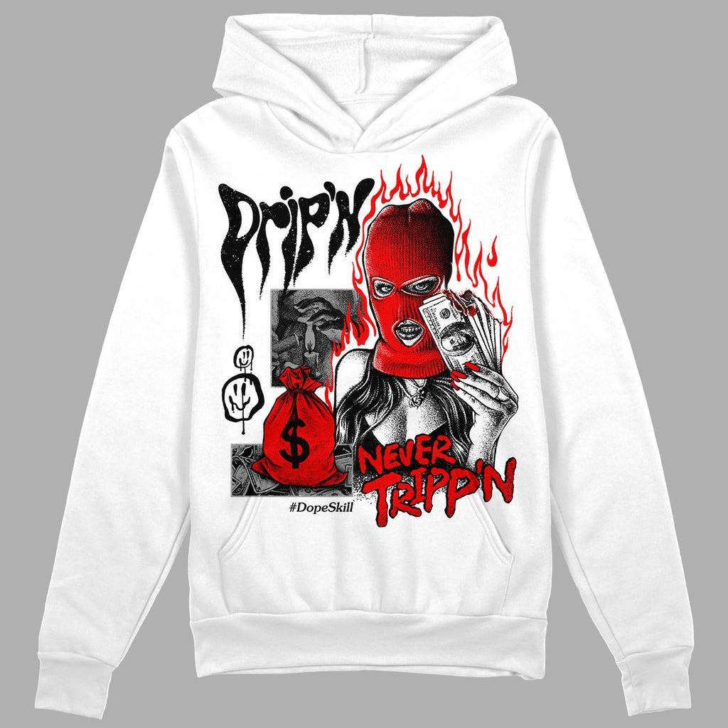 Dunk Panda White Black DopeSkill Hoodie Sweatshirt Drip'n Never Tripp'n Graphic