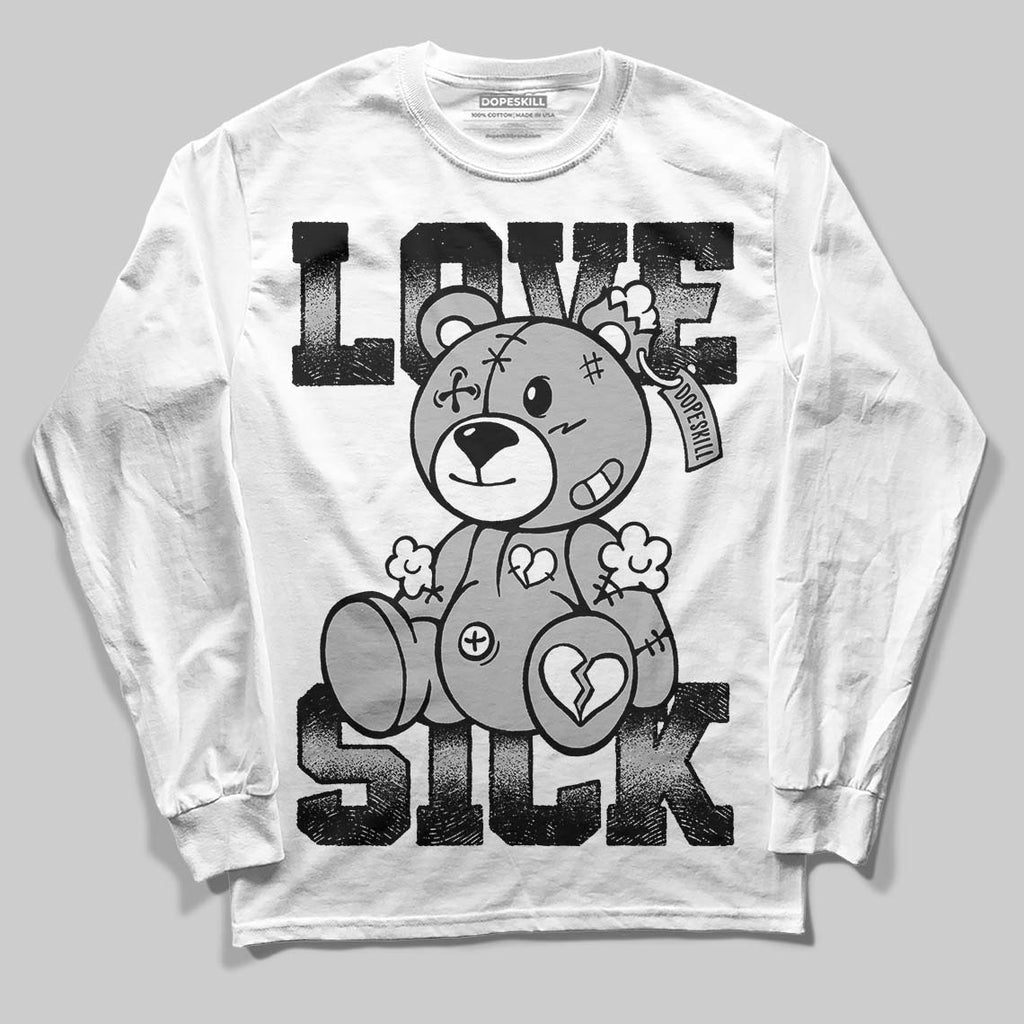 Dunk Panda White Black DopeSkill Long Sleeve T-Shirt Love Sick Graphic