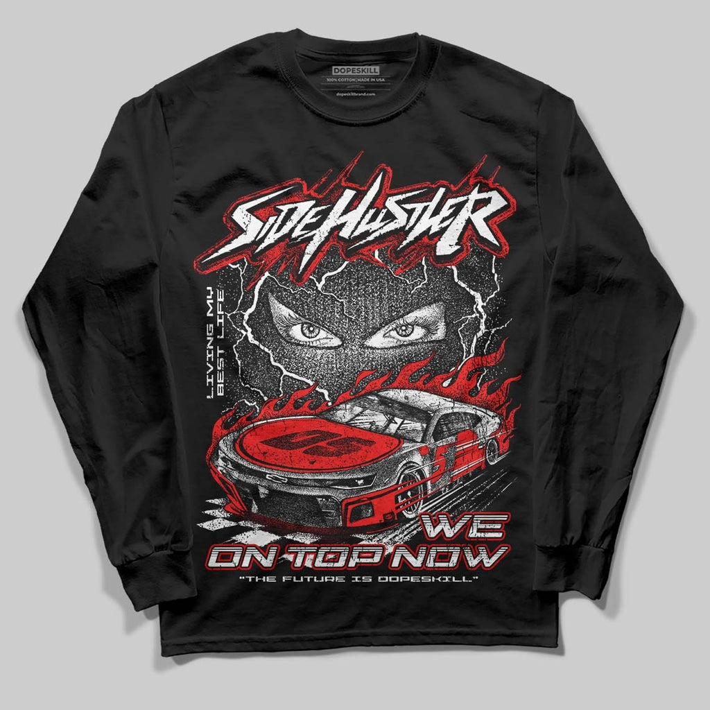 Dunk Panda White Black DopeSkill Long Sleeve T-Shirt New Side Hustler Graphic