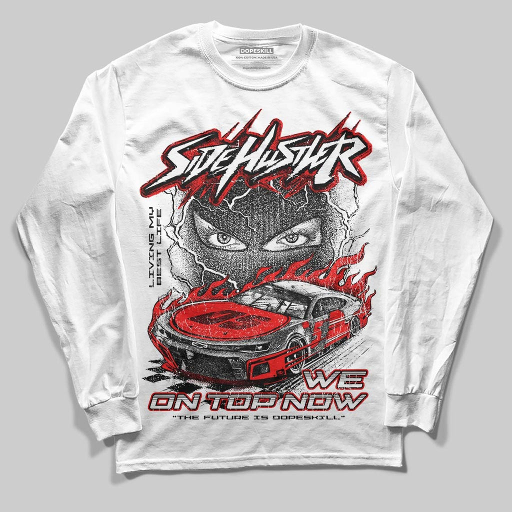 Dunk Panda White Black DopeSkill Long Sleeve T-Shirt New Side Hustler Graphic