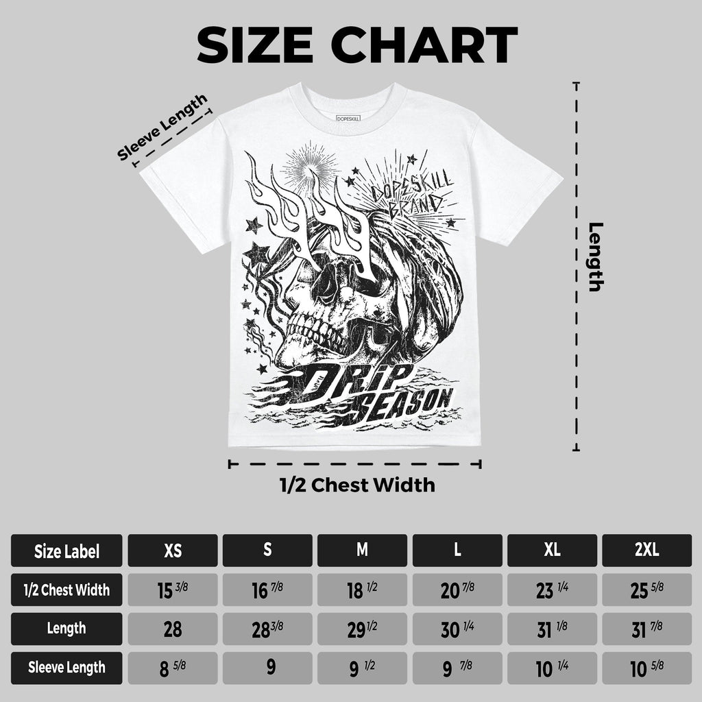Dunk Panda White Black DopeSkill Oversize Print T-Shirt Drip Season Graphic