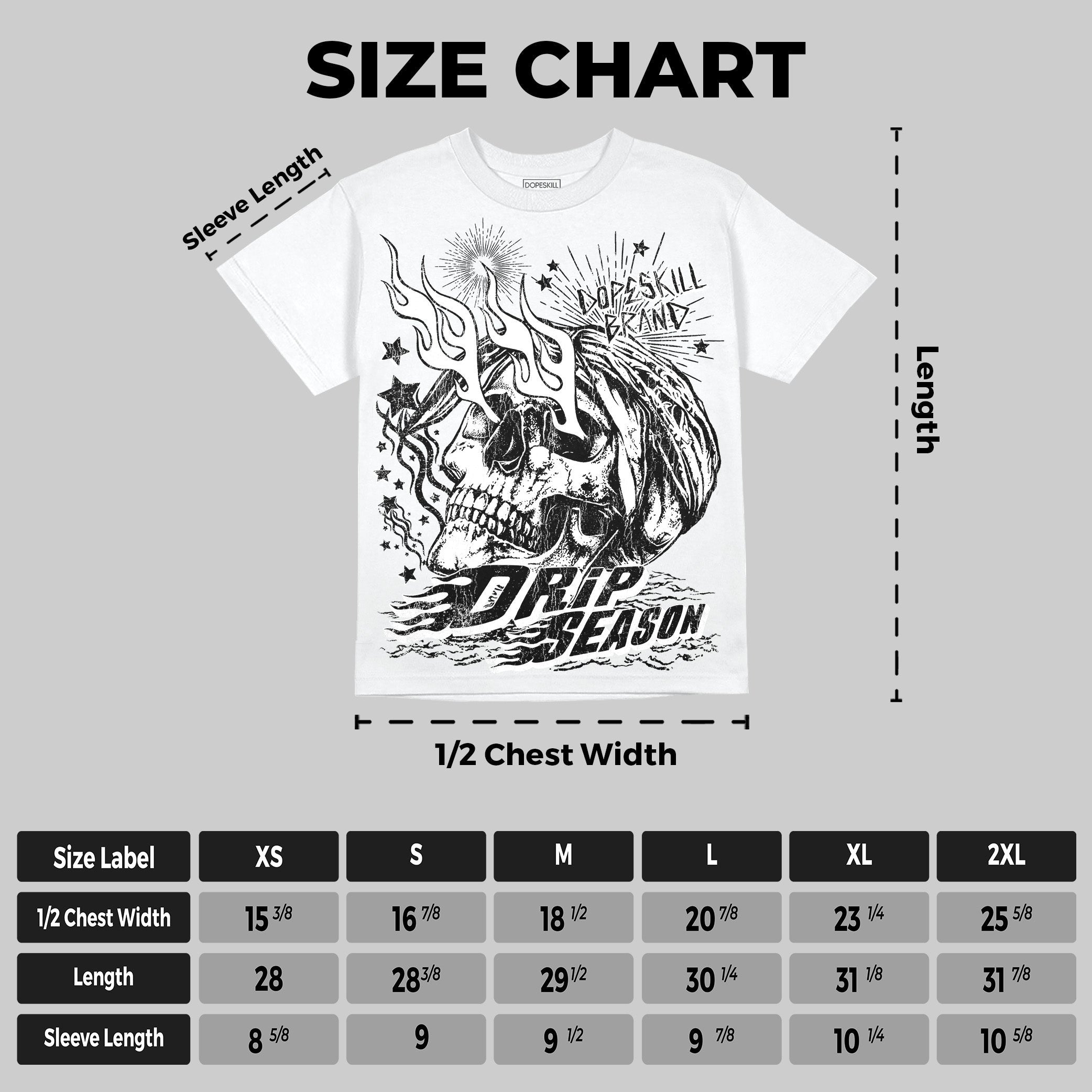Dunk Panda White Black DopeSkill Oversize Print T-Shirt Drip Season Graphic