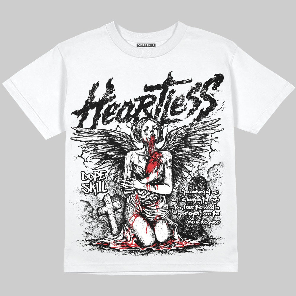 Dunk Panda White Black DopeSkill Oversize Print T-Shirt Heartless Graphic