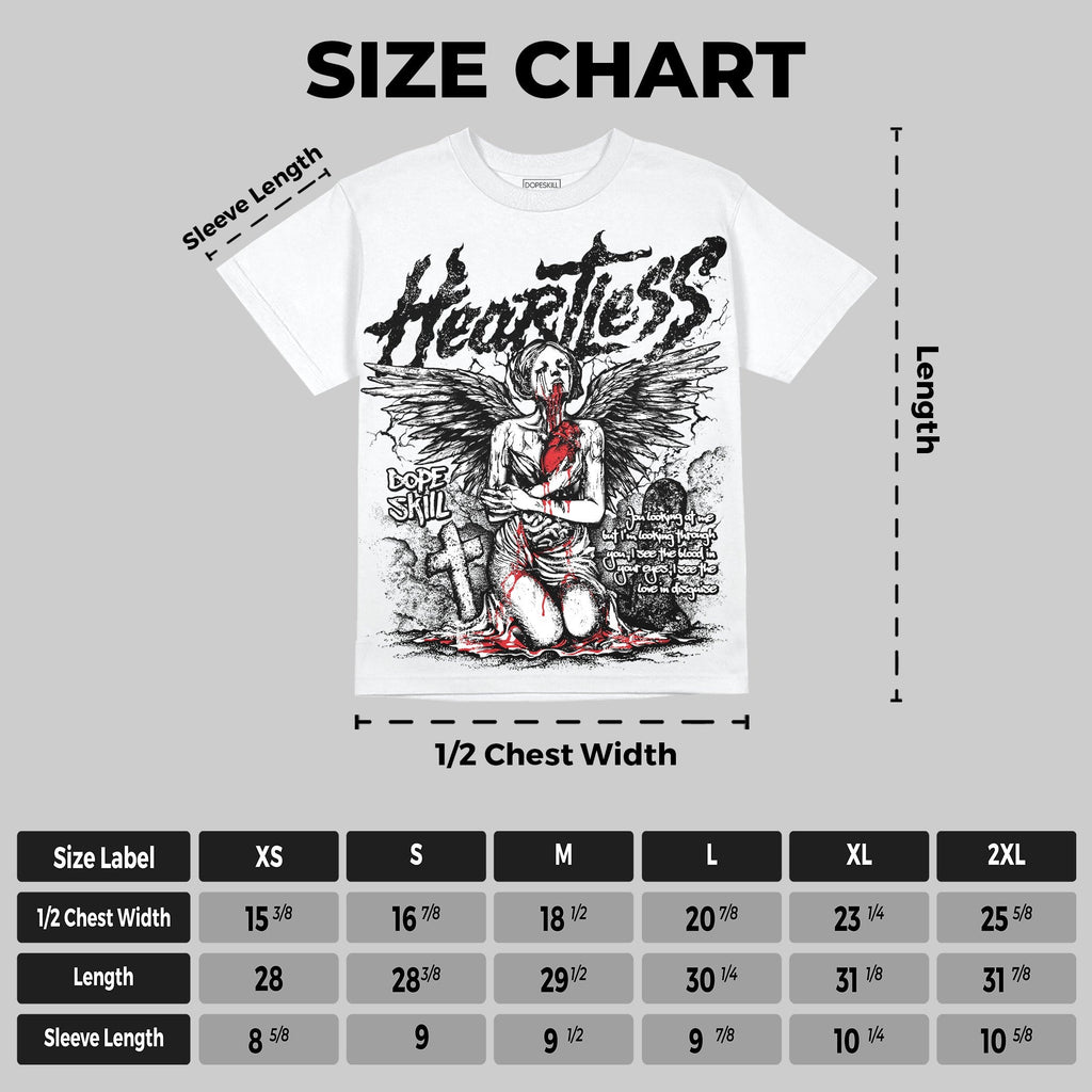 Dunk Panda White Black DopeSkill Oversize Print T-Shirt Heartless Graphic