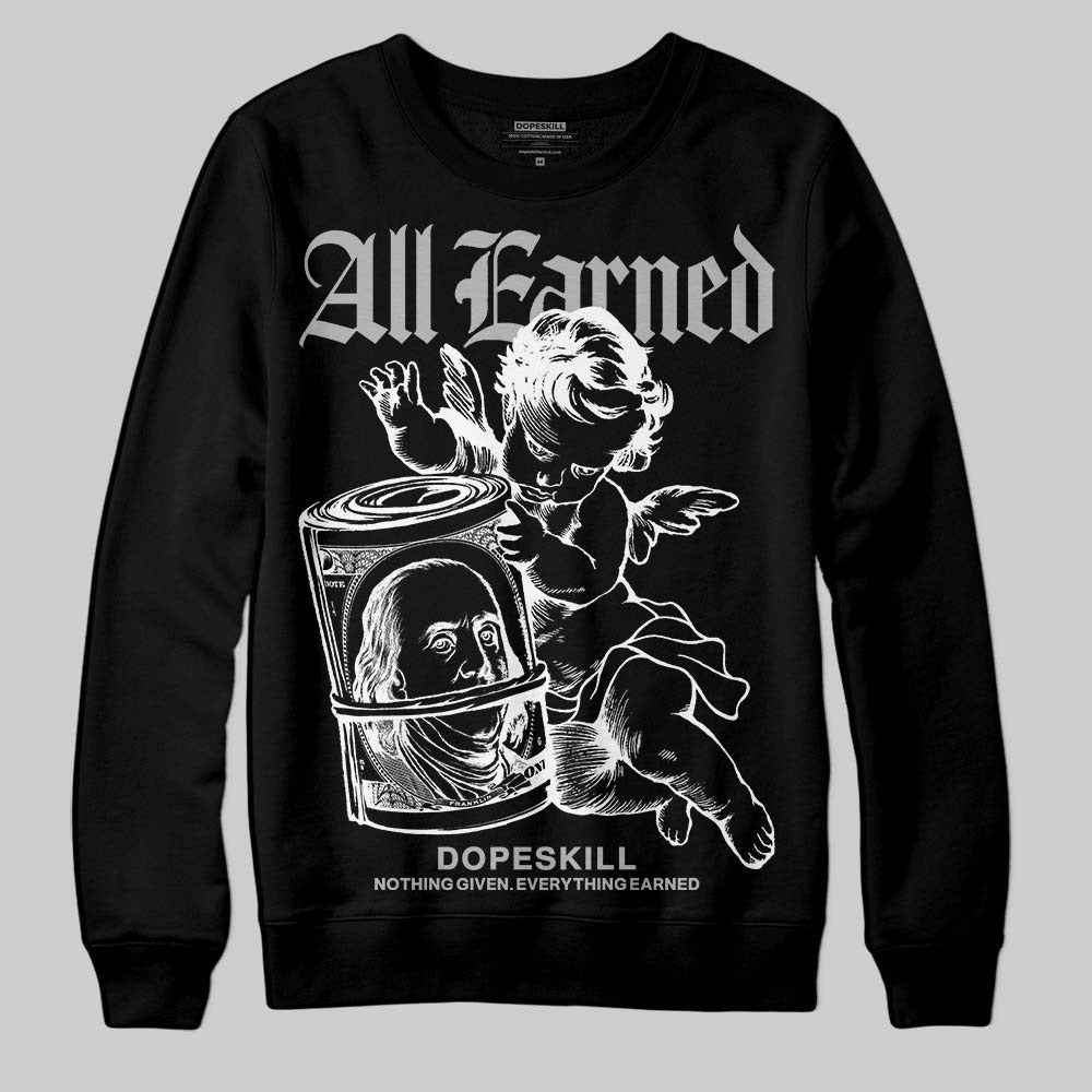Dunk Panda White Black DopeSkill Sweatshirt All Earned Graphic