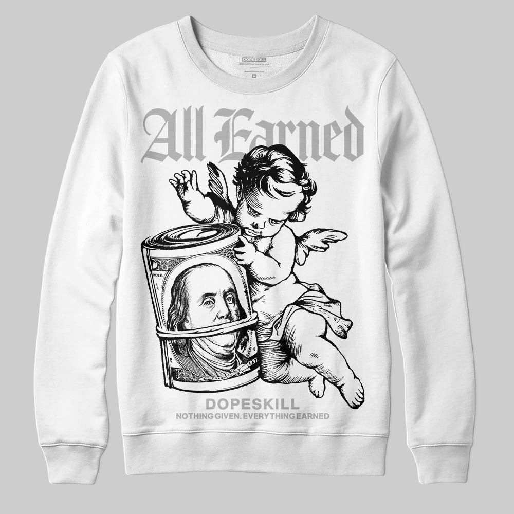 Dunk Panda White Black DopeSkill Sweatshirt All Earned Graphic