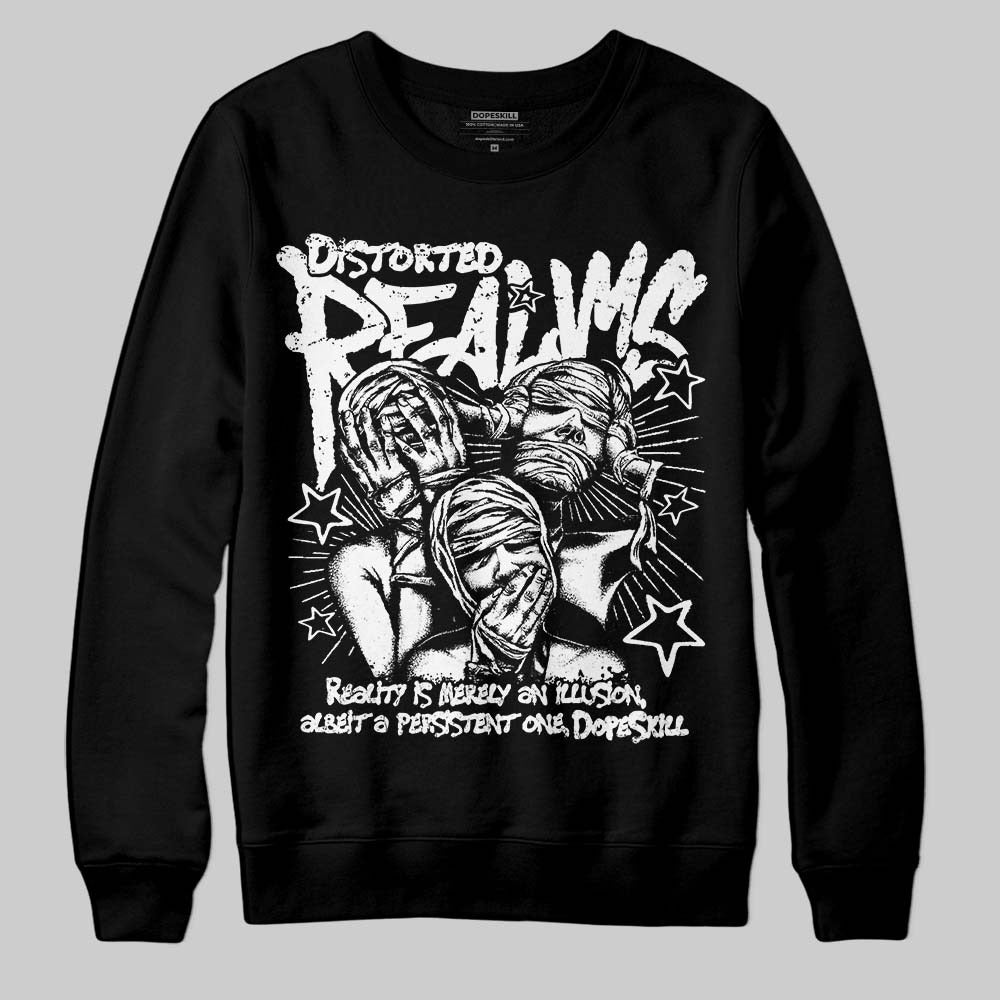 Dunk Panda White Black DopeSkill Sweatshirt Distorted Realms Graphic