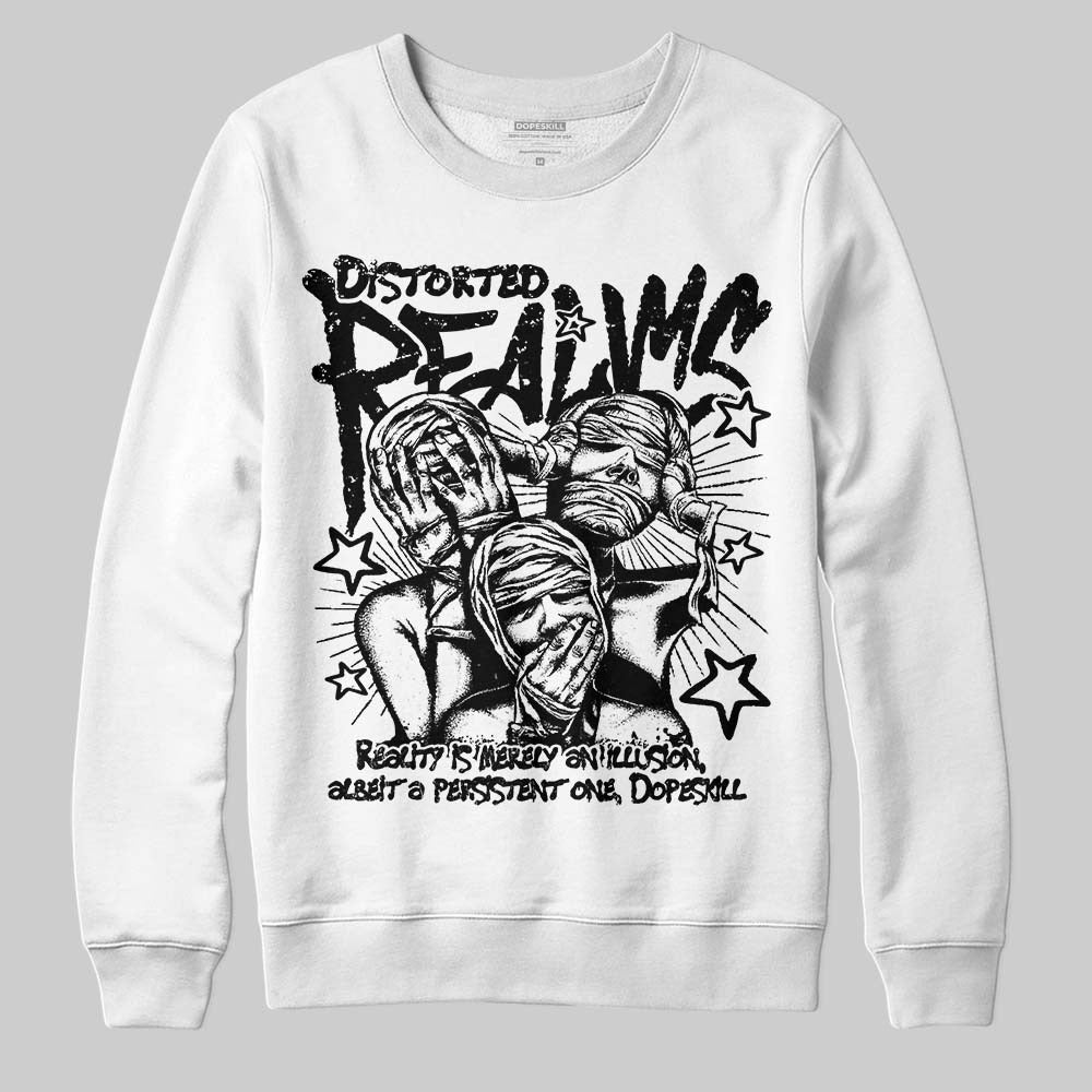 Dunk Panda White Black DopeSkill Sweatshirt Distorted Realms Graphic