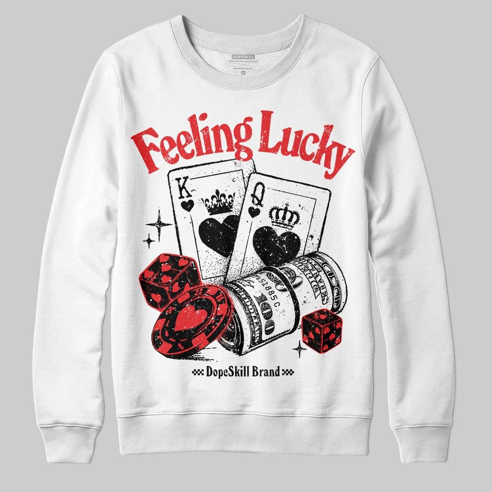 Dunk Panda White Black DopeSkill Sweatshirt Feeling Lucky Graphic