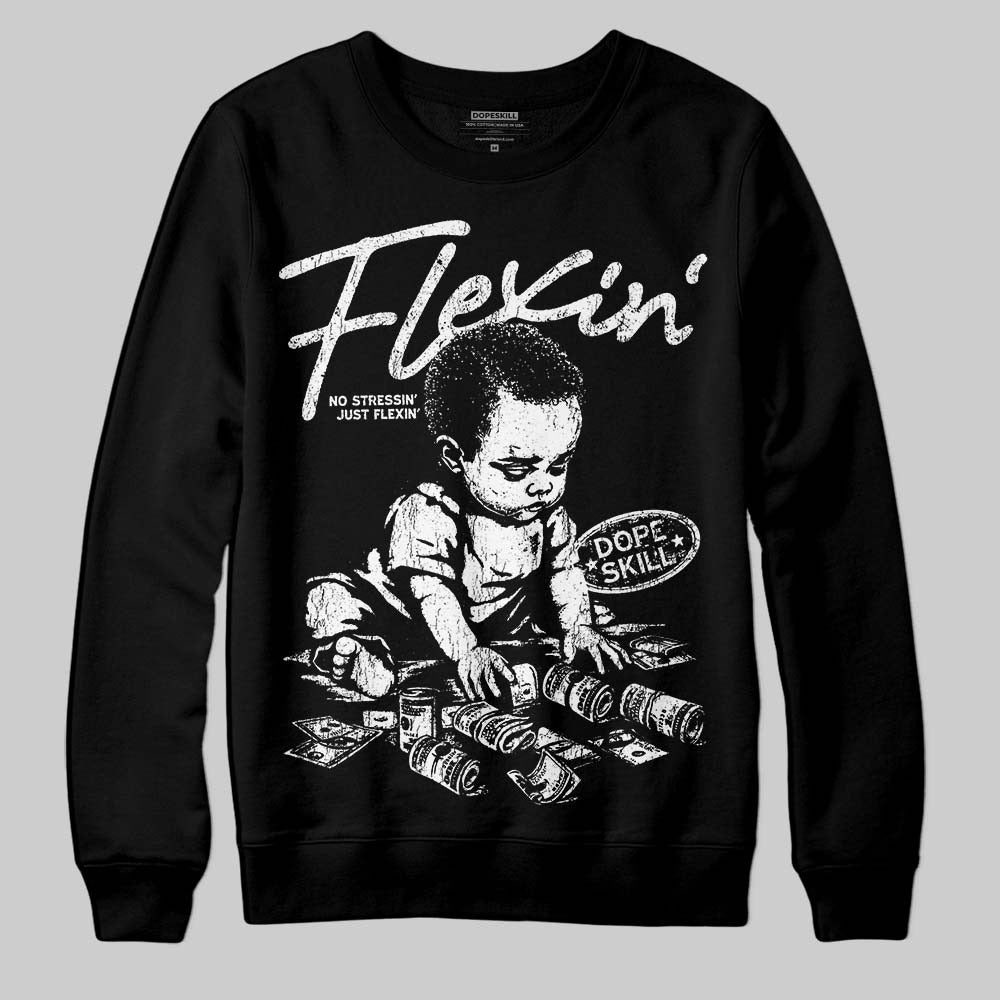 Dunk Panda White Black DopeSkill Sweatshirt Flexin' Graphic