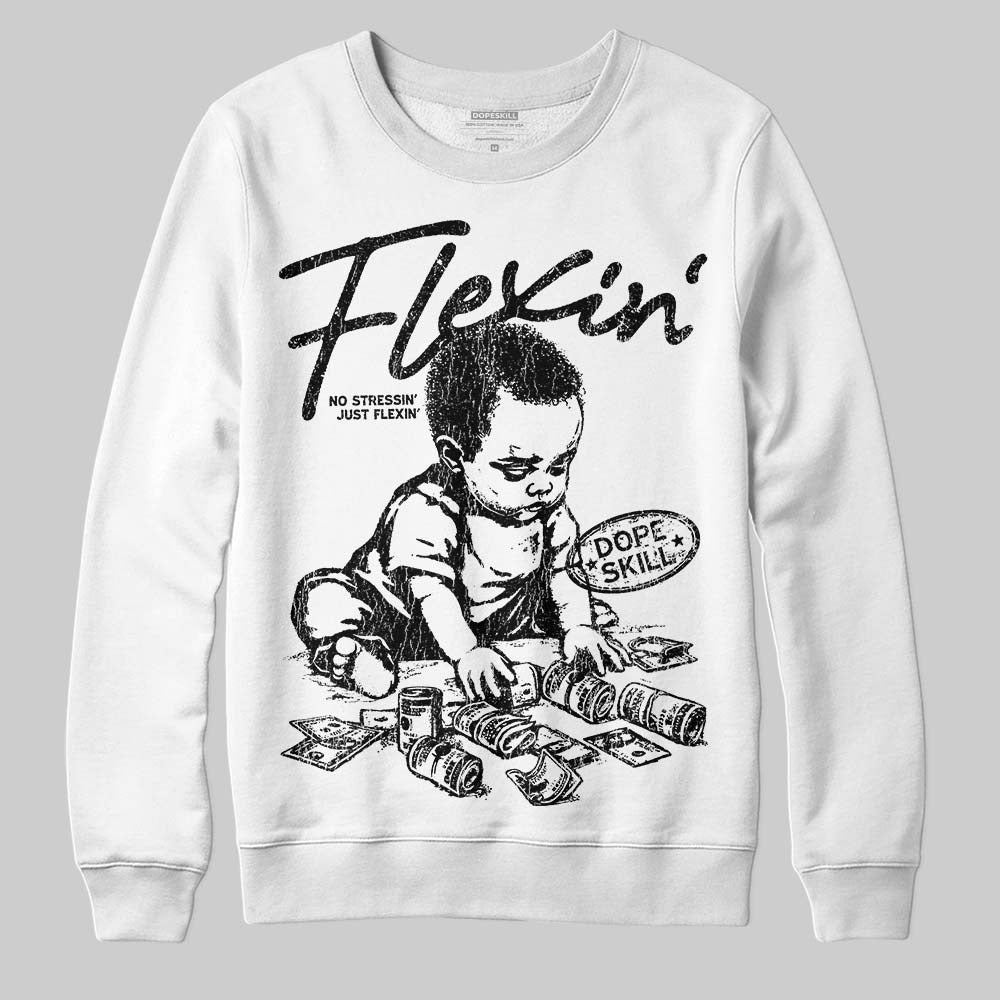 Dunk Panda White Black DopeSkill Sweatshirt Flexin' Graphic