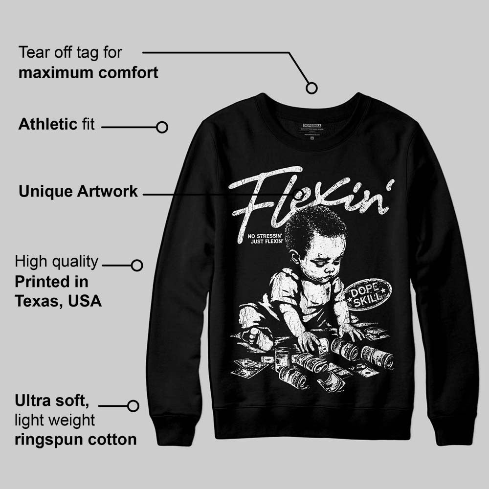 Dunk Panda White Black DopeSkill Sweatshirt Flexin' Graphic