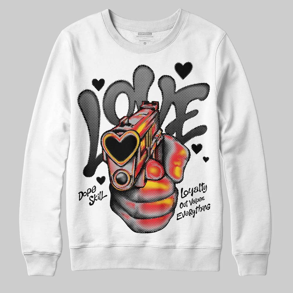 Dunk Panda White Black DopeSkill Sweatshirt Love Shot Graphic