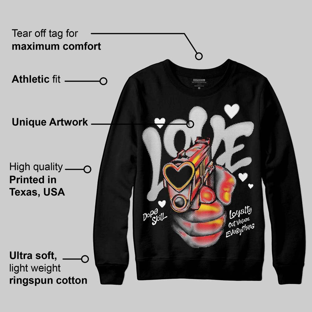 Dunk Panda White Black DopeSkill Sweatshirt Love Shot Graphic