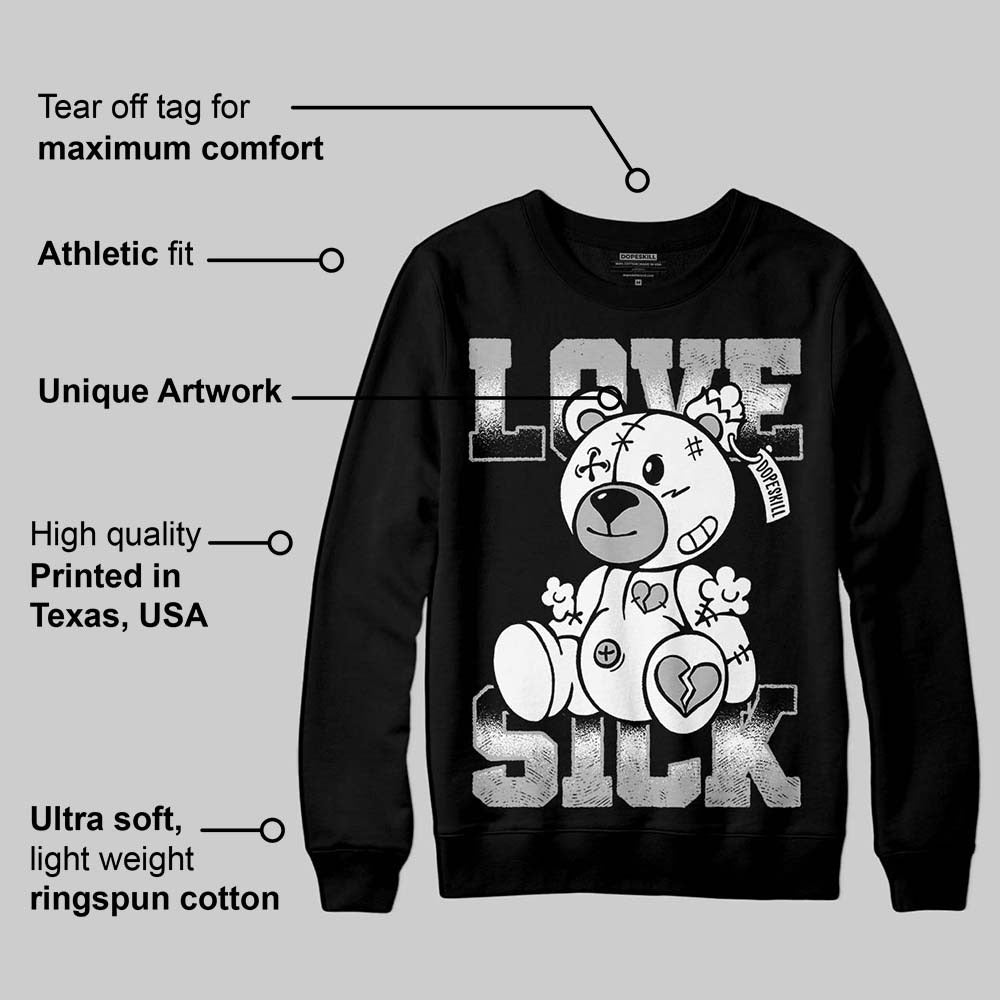 Dunk Panda White Black DopeSkill Sweatshirt Love Sick Graphic