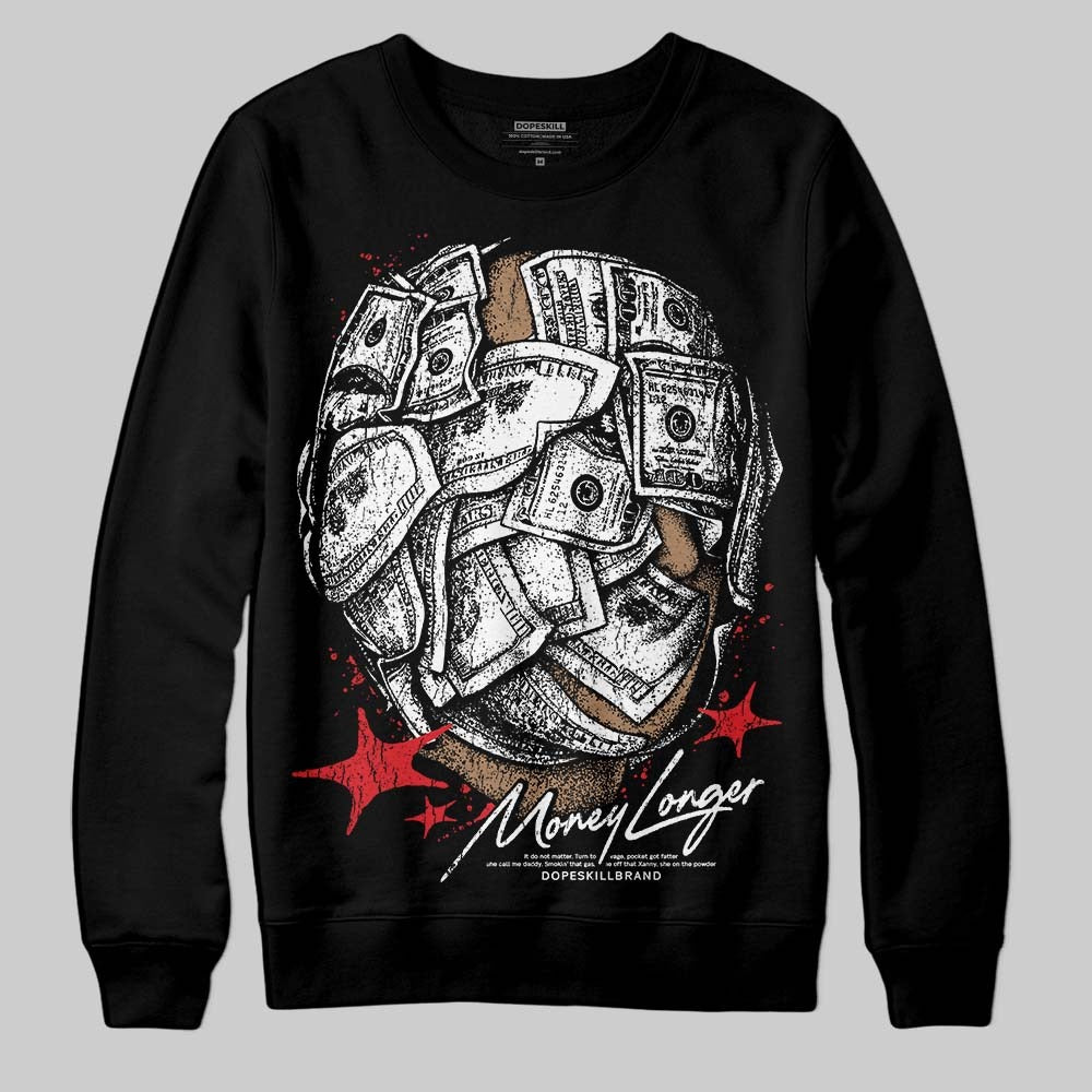 Dunk Panda White Black DopeSkill Sweatshirt Money Longer Graphic