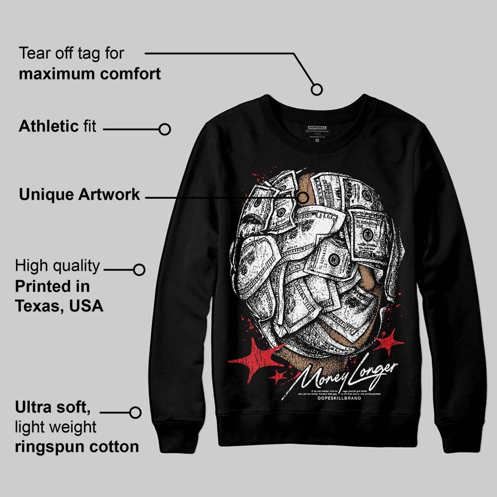 Dunk Panda White Black DopeSkill Sweatshirt Money Longer Graphic