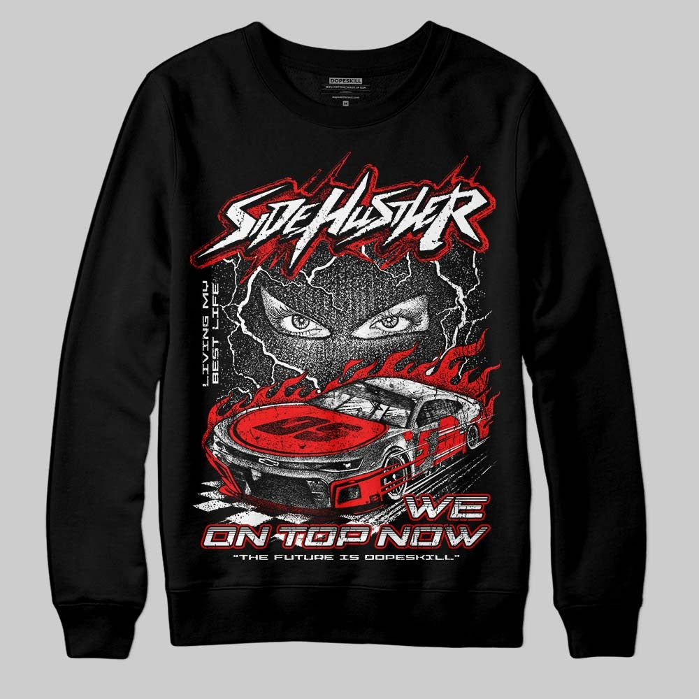 Dunk Panda White Black DopeSkill Sweatshirt New Side Hustler Graphic