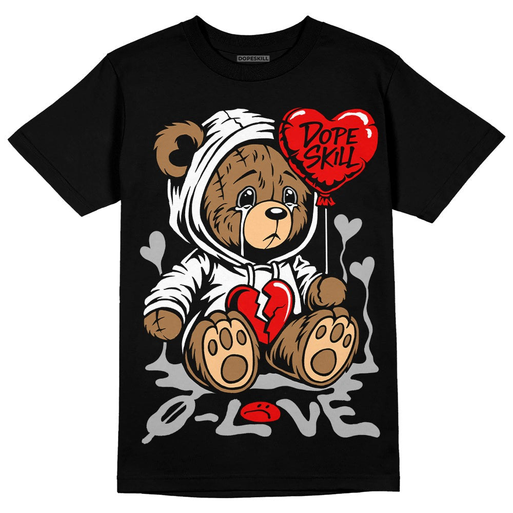 Dunk Panda White Black DopeSkill T-Shirt Broken Bear Graphic