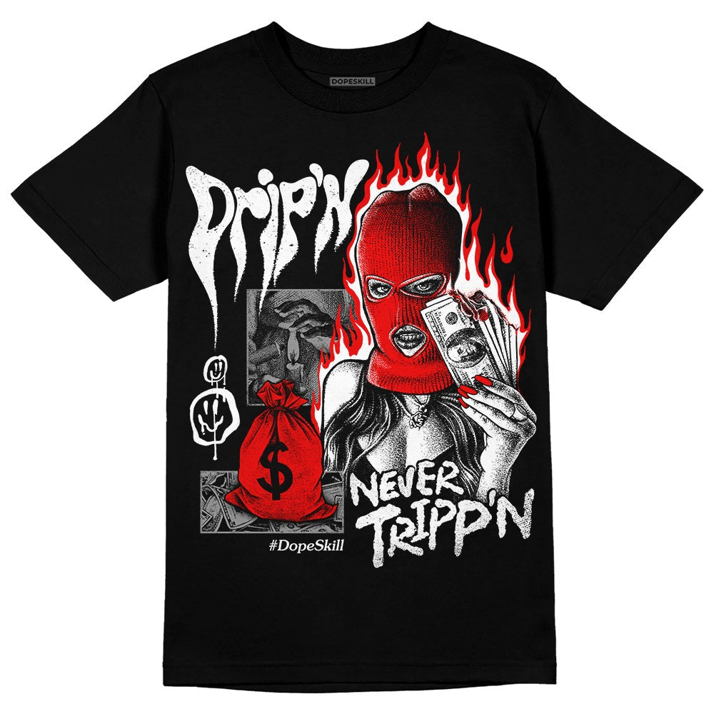 Dunk Panda White Black DopeSkill T-Shirt Drip'n Never Tripp'n Graphic