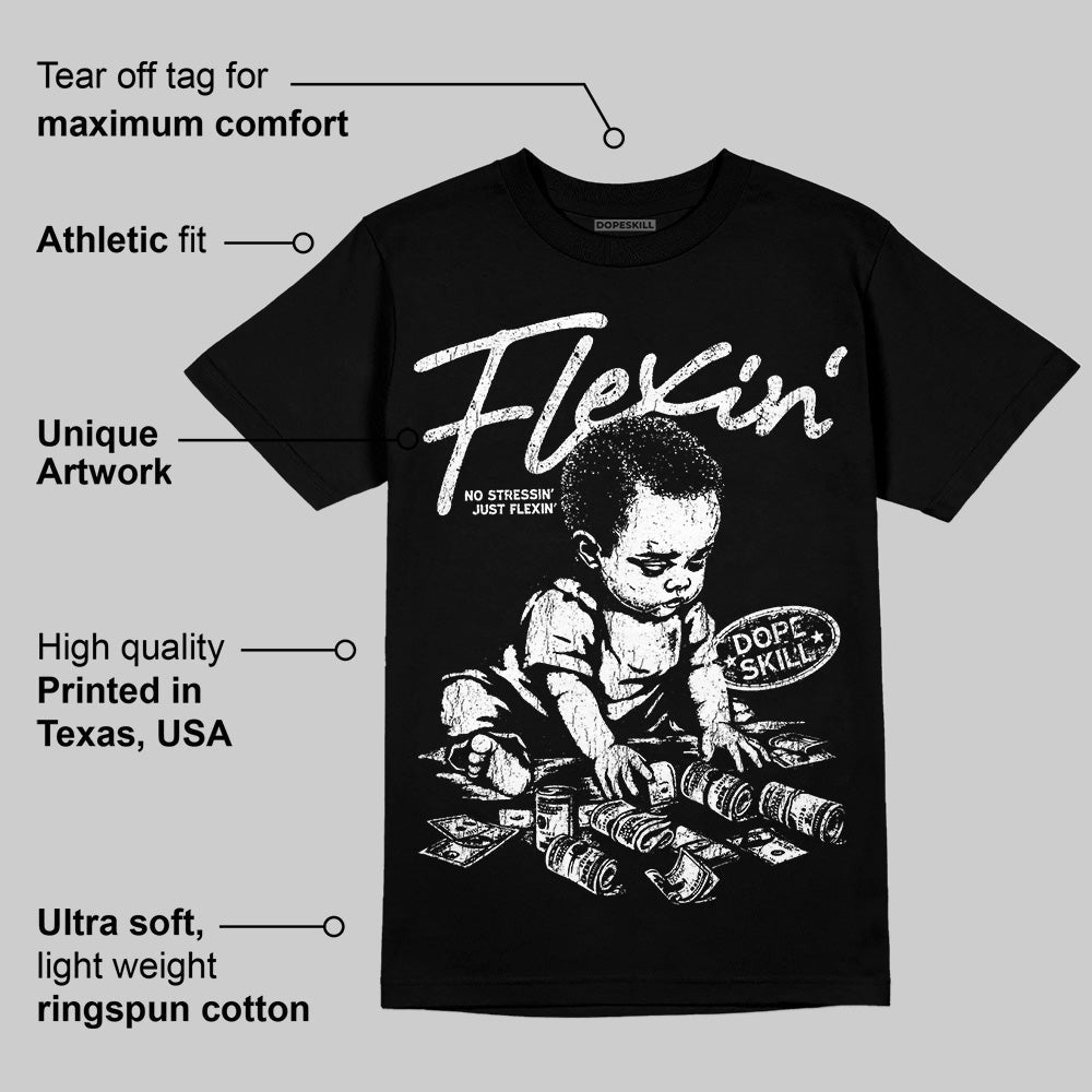 Dunk Panda White Black DopeSkill T-Shirt Flexin' Graphic