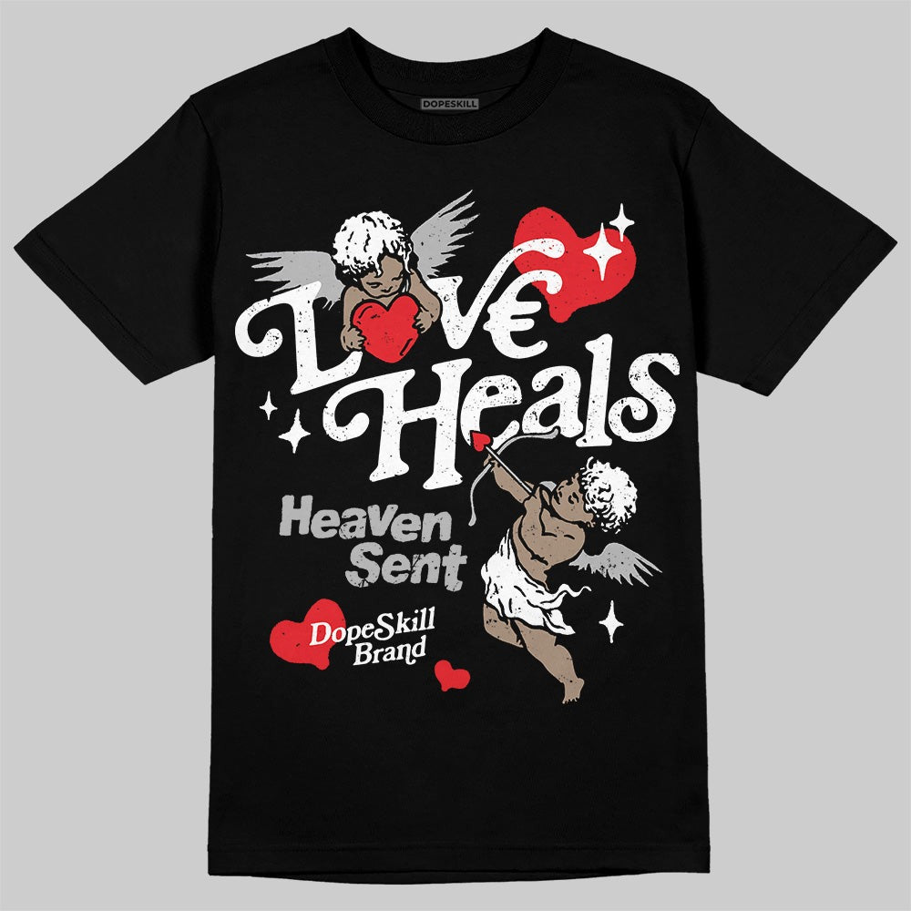 Dunk Panda White Black DopeSkill T-Shirt New Love Heals Graphic