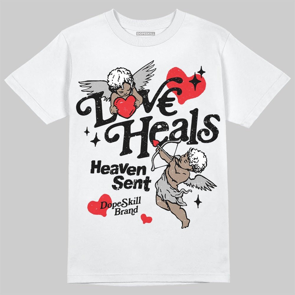 Dunk Panda White Black DopeSkill T-Shirt New Love Heals Graphic