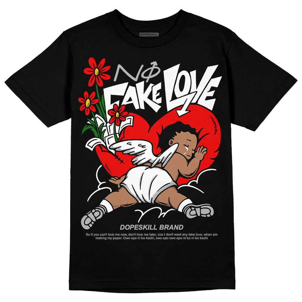 Dunk Panda White Black DopeSkill T-Shirt No Fake Love Graphic