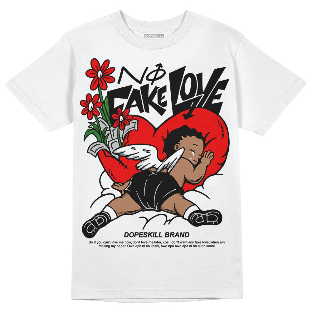 Dunk Panda White Black DopeSkill T-Shirt No Fake Love Graphic