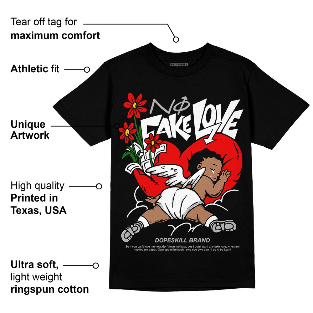 Dunk Panda White Black DopeSkill T-Shirt No Fake Love Graphic