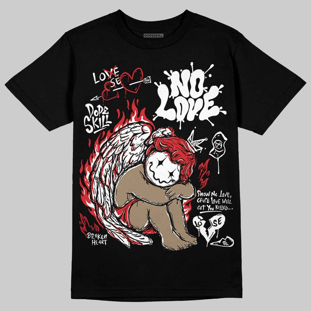 Dunk Panda White Black DopeSkill T-Shirt No Love Graphic