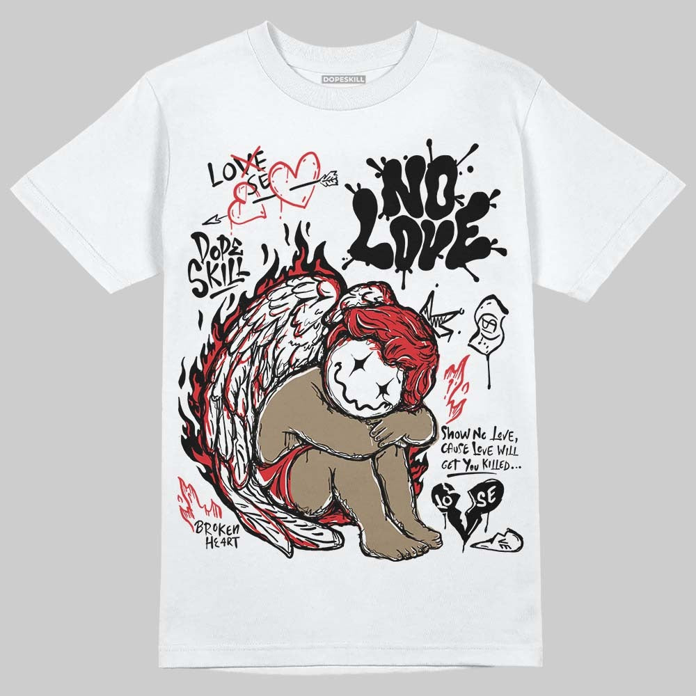 Dunk Panda White Black DopeSkill T-Shirt No Love Graphic