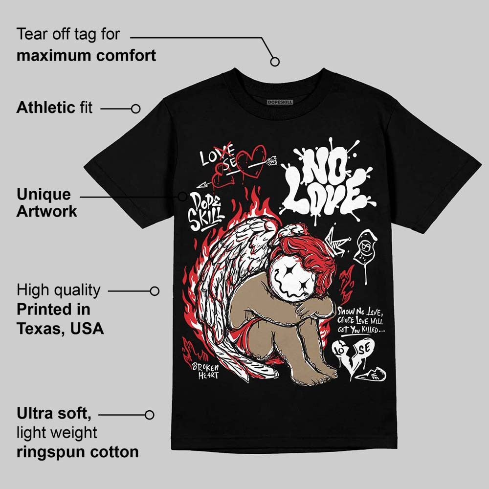 Dunk Panda White Black DopeSkill T-Shirt No Love Graphic