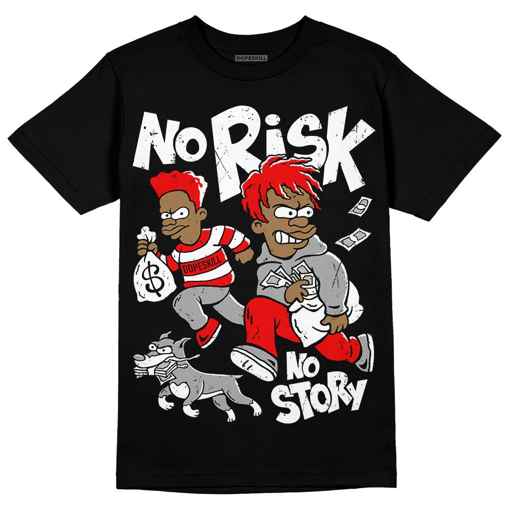 Dunk Panda White Black DopeSkill T-Shirt No Risk No Story Graphic