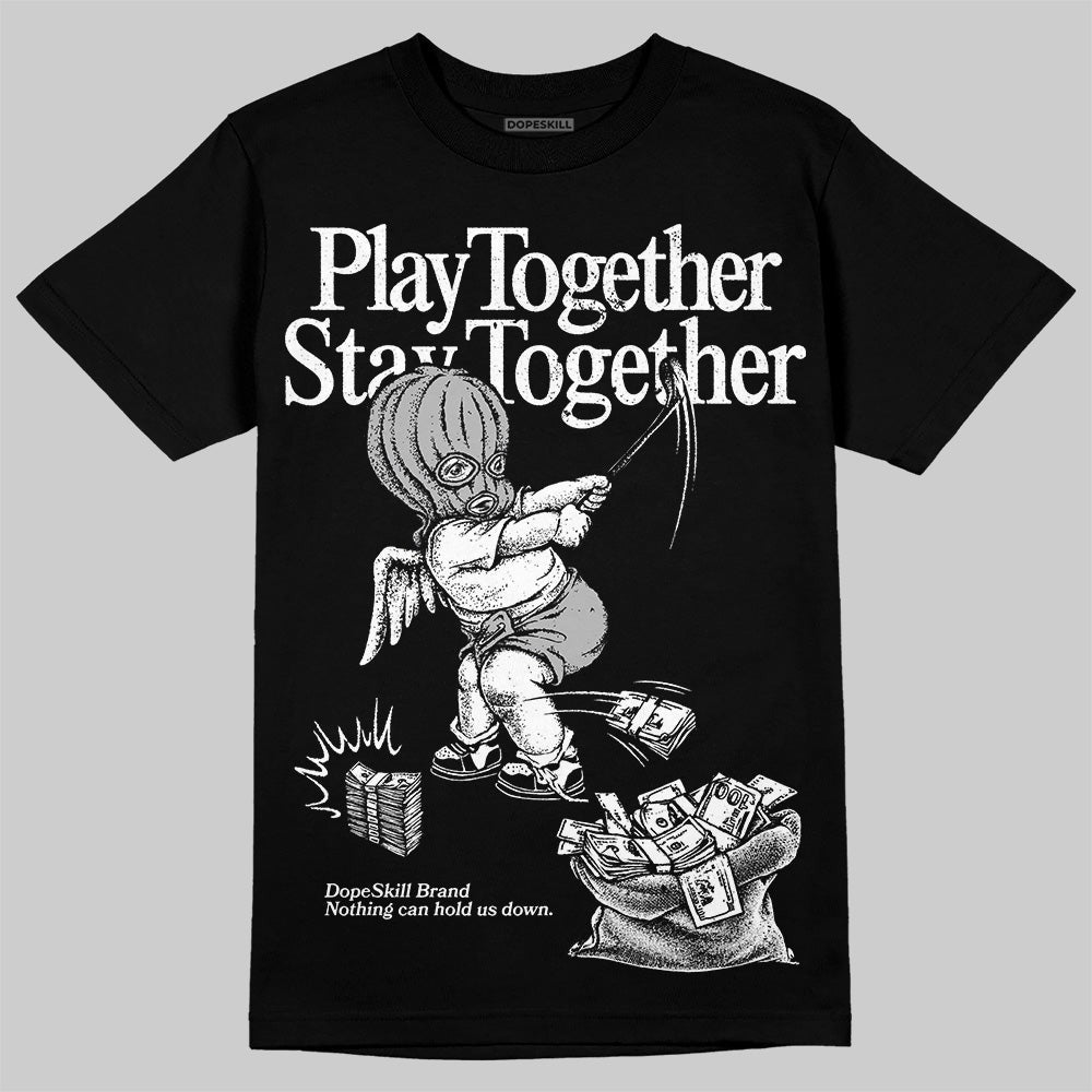 Dunk Panda White Black DopeSkill T-Shirt Play together, Stay together Graphic