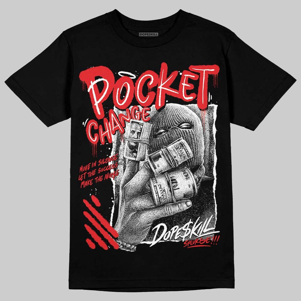 Dunk Panda White Black DopeSkill T-Shirt Pocket Change Graphic