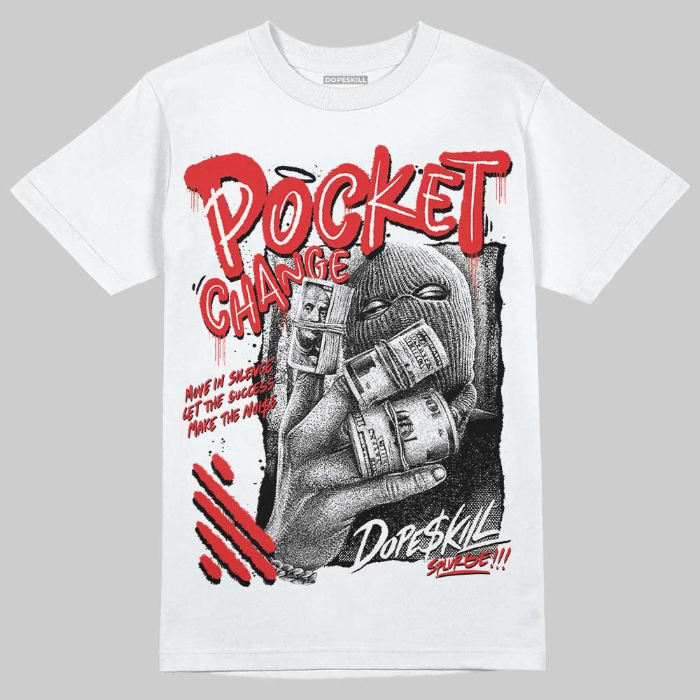 Dunk Panda White Black DopeSkill T-Shirt Pocket Change Graphic