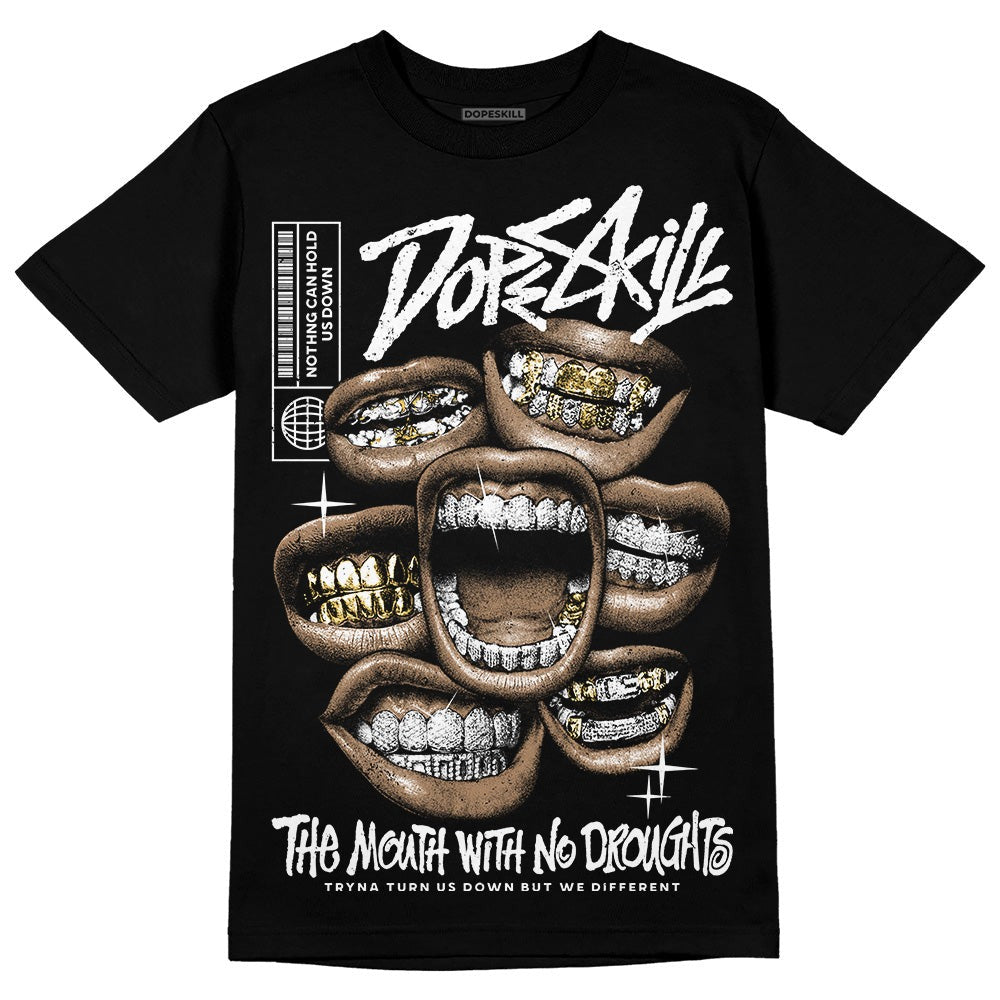 Dunk Panda White Black DopeSkill T-Shirt The Mouth With No Droughts Graphic