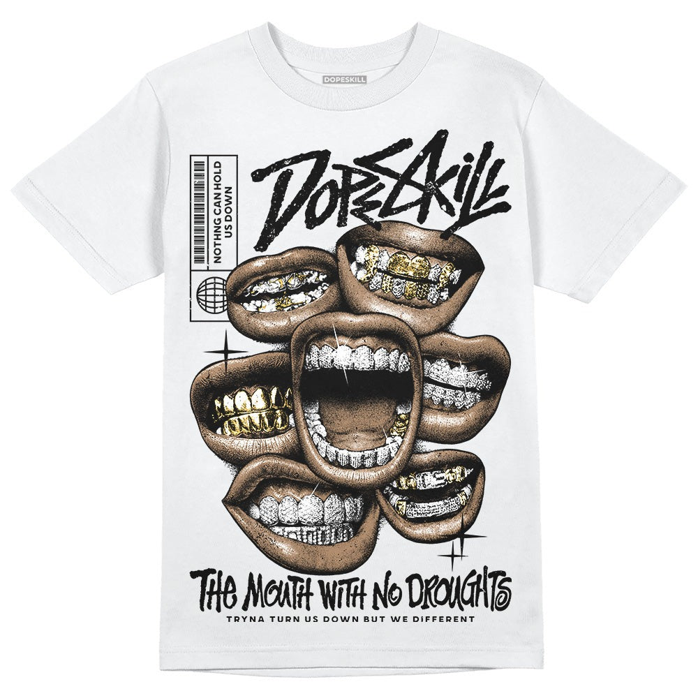 Dunk Panda White Black DopeSkill T-Shirt The Mouth With No Droughts Graphic