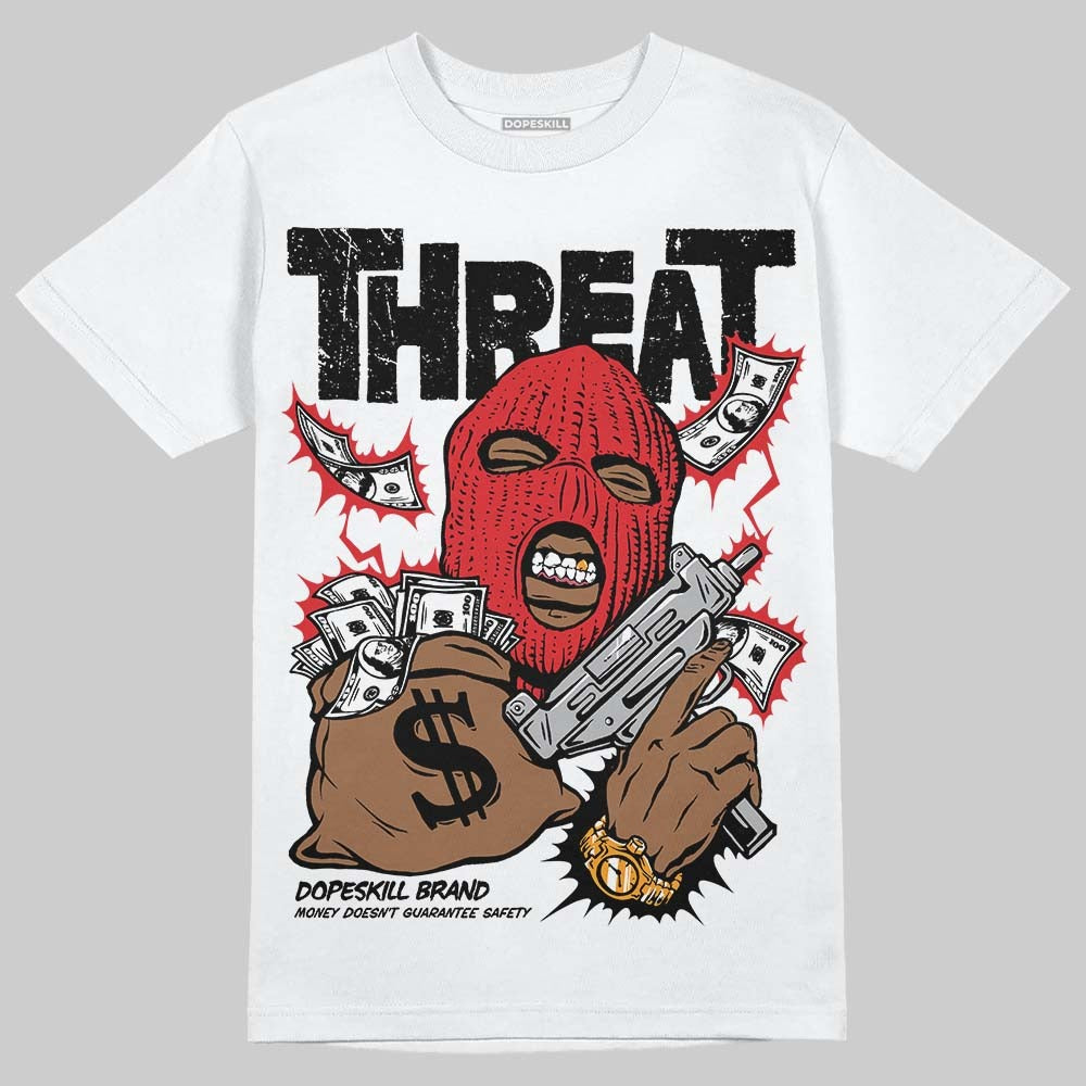 Dunk Panda White Black DopeSkill T-Shirt Under Threat Graphic