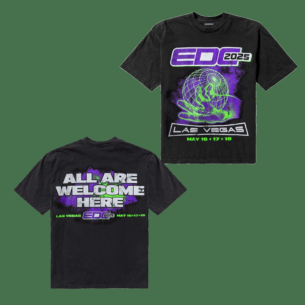 EDC Merch EDC Las Vegas Worldwide T-Shirt Gifts For Music Fans Father's Day Gift for Dad