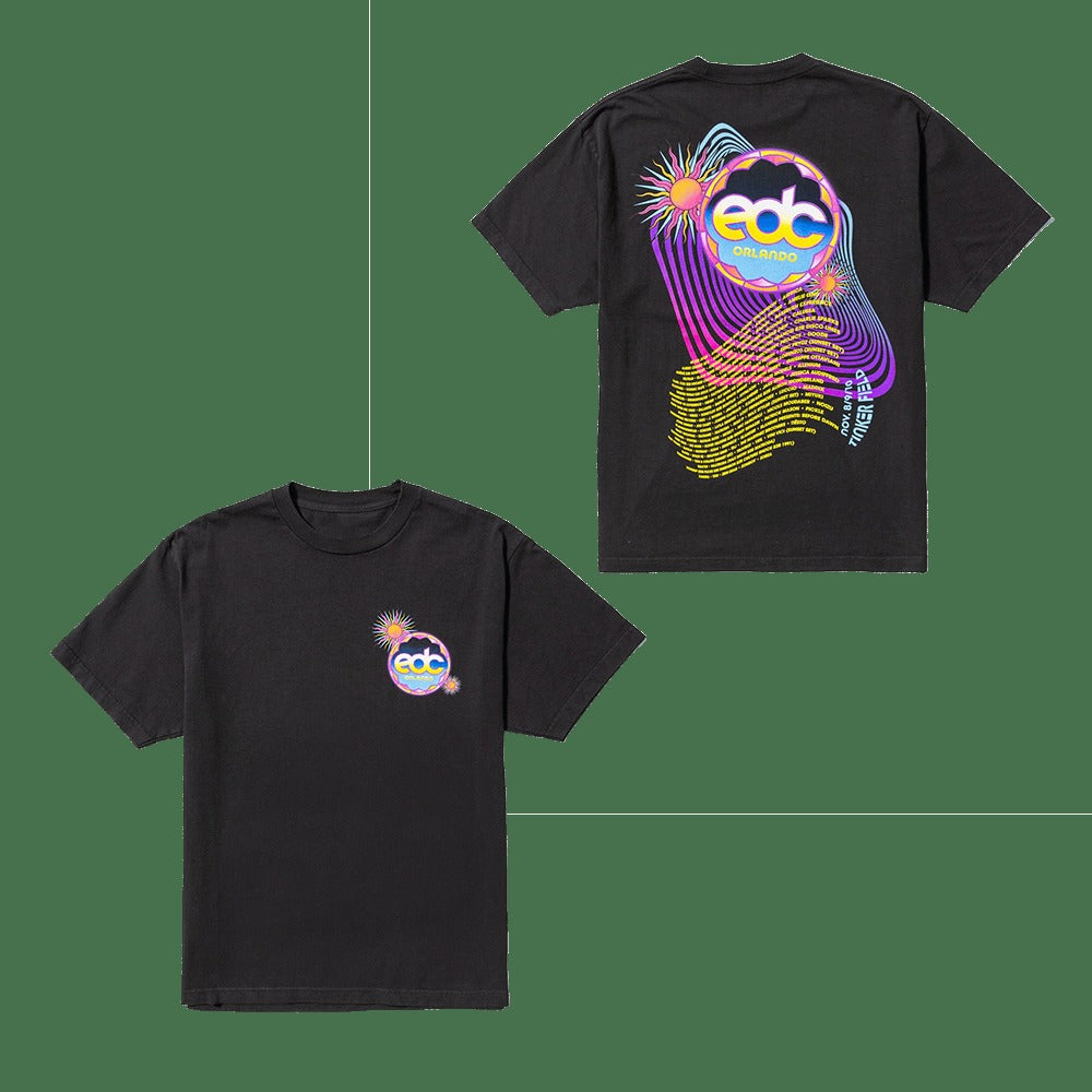 EDC Merch EDC Orlando 2024 Lineup T-Shirt Music Gifts For Fans Father's Day Gift for Husband