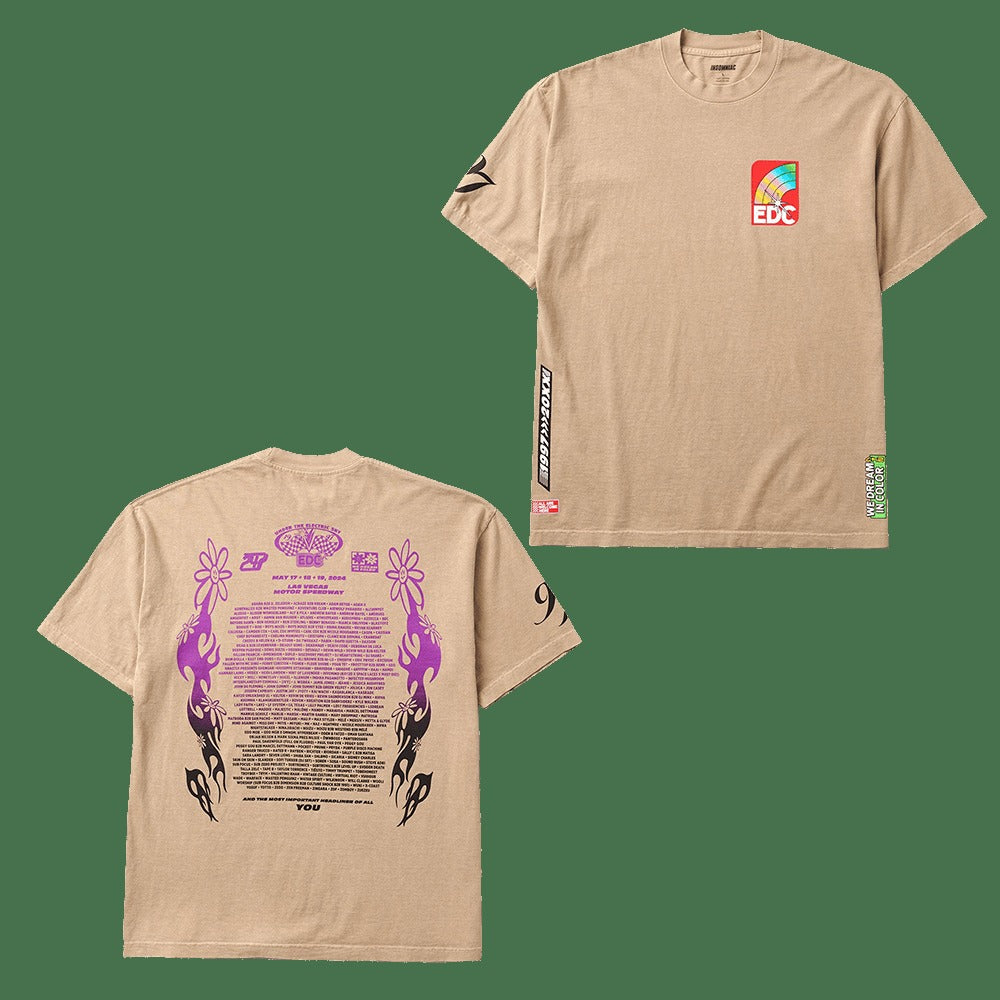 EDC Merchandise EDC Electric Racing T-Shirt Gifts For Music Fans Christmas Gift for Him