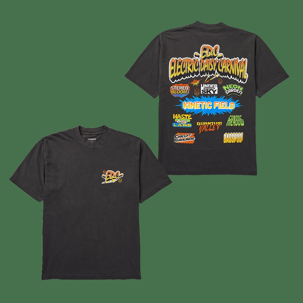 EDC Merchandise EDC Fireworks Stages T-Shirt Gifts For Music Fans Father's Day Gift for Husband