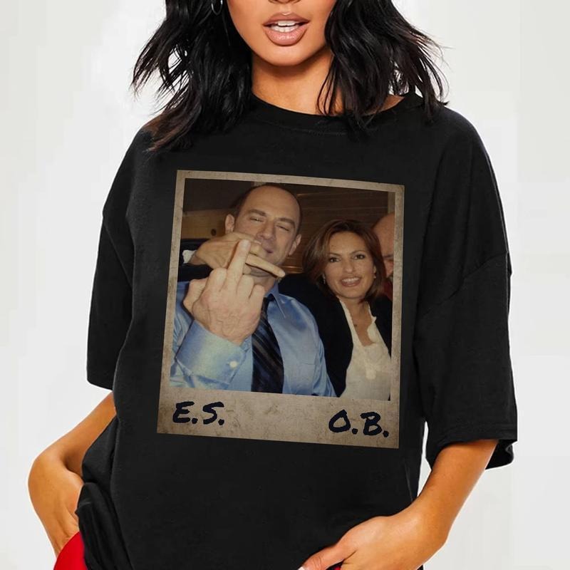 Elliot Stabler And Olivia Benson Shirt, Elliot And Olivia Law And Order SVU Vintage Shirt, Law And Order Shirt, Womenswear Comfort
