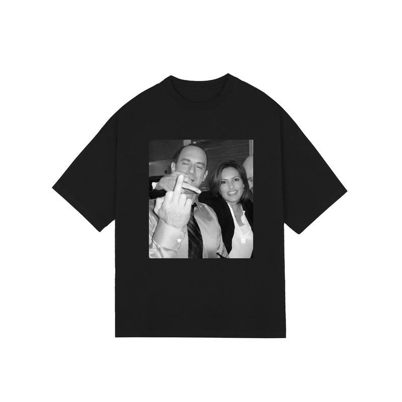 Elliot Stabler And Olivia Benson Shirt, Elliot and Olivia limited vintage shirt, Law And Order SVU Tshirt